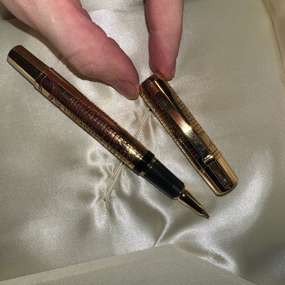 Aurora Pen Leonardo Da Vinci Rollerball Pen - Limited Edition 436/1919 w box - Picture 10 of 12